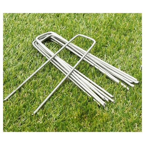  Chiodi A U Zincati 15 Cm Blister Da 20 Pz