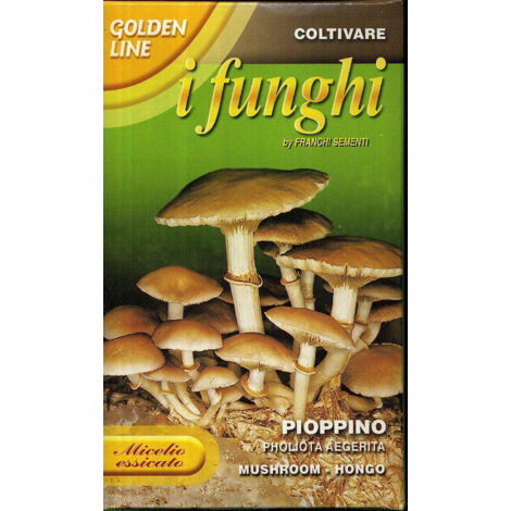  MICELIO ESSICATO DI FUNGO FUNGHI PIOPPINO CONFEZIONE DA 100GR.