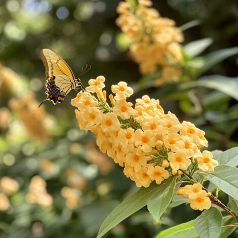  Buddleja Weyeriana Sungold "Albero Delle Farfalle" Pianta In Vaso 9 Cm
