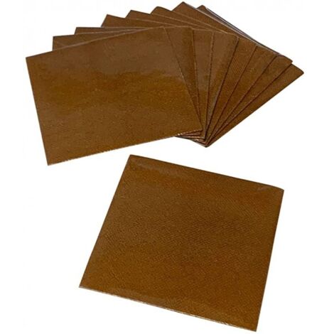  Patch Di Giunzione Biadesiva 10x10cm 10 Pezzi 200gr/mq TNT Per Prato Sintetico Waterproof