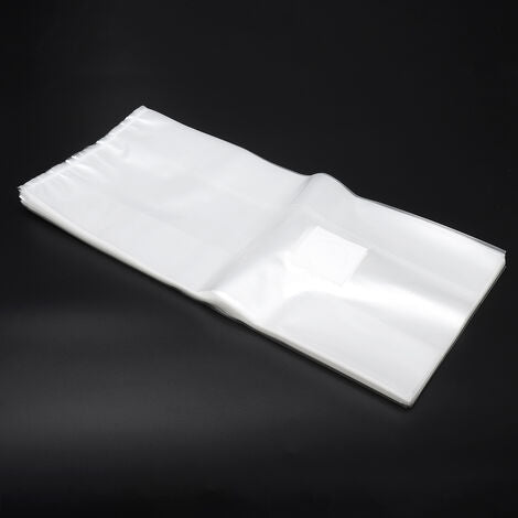  50 Pz 320x450x0.06 MM PVC Trasparente Giardino Fattoria Di Funghi Spawn Grow Bag Substrato Ad Alta Temperatura Pre Sigillabile