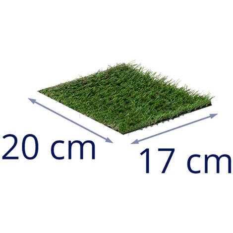  Erba Sintetica 3 Campioni 20 X 17 Cm Altezza 20 - 30 Mm Resistente Ai Raggi UV