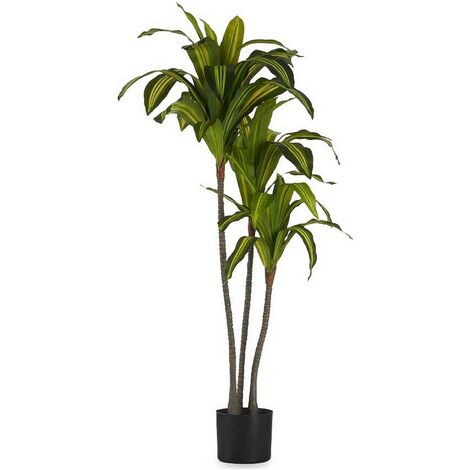  Pianta Decorativa A Foglia Larga Verde Plastica (70 X 120 X 70 Cm)