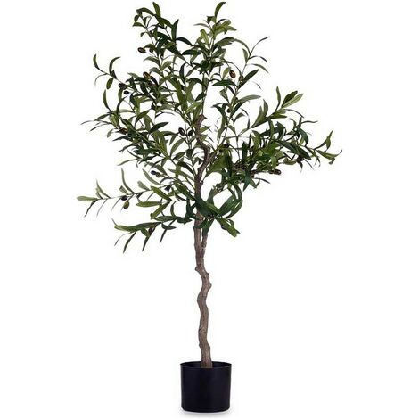  Pianta Decorativa Ulivo Verde Plastica (85 X 150 X 85 Cm)