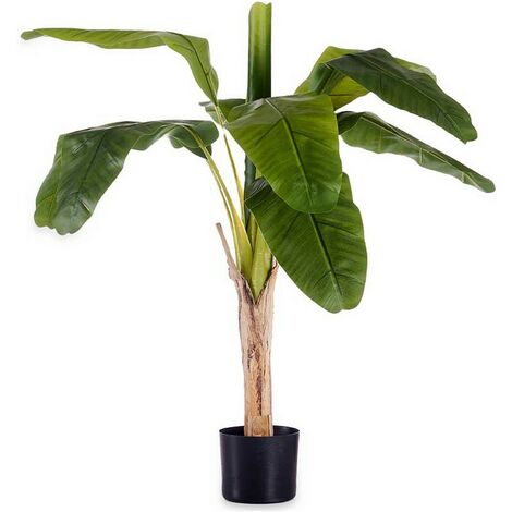  Pianta Decorativa Banano Verde Plastica (80 X 120 X 80 Cm)