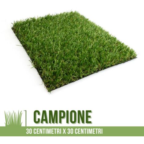  CAMPIONE PRATO SINTETICO Manto Erboso Erba GIARDINO TAPPETO 30 MM 30 Cm X 30 Cm