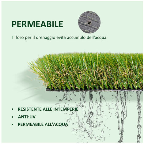  CAMPIONE PRATO SINTETICO Manto Erboso Erba GIARDINO TAPPETO 30 MM 30 Cm X 30 Cm