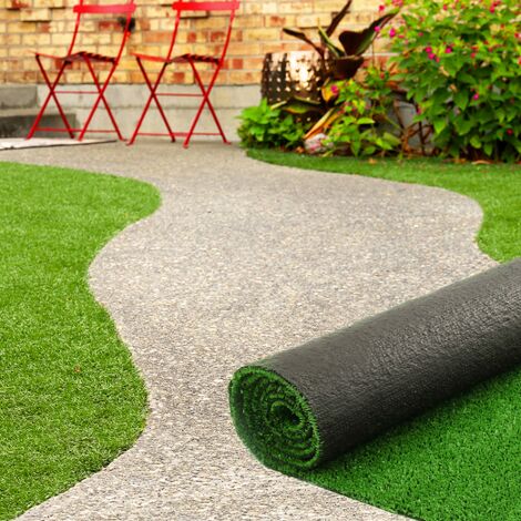  Erba Artificiale 1x10 M Spessore 7 Mm Per Giardino E Balcone