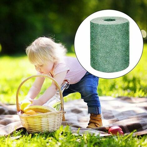  Rotolo Di Tappetino Per Semi Di Erba Da 2 Pezzi, Tappetino Biodegradabile Per La Coltivazione Dell'erba, Tappetino Per Semi Di Erba Fertilizzante Giardino Picnic Giardinaggio Tappetino Per Piantare Pr