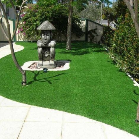  Prato Sintentico Per Giardino Da 20 Mm - 2x5 Mt - 3 Toni